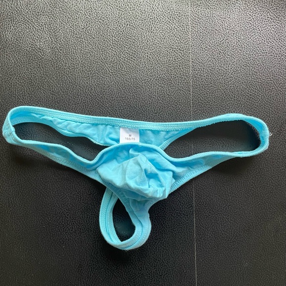 Blue mens thong - Picture 1 of 1